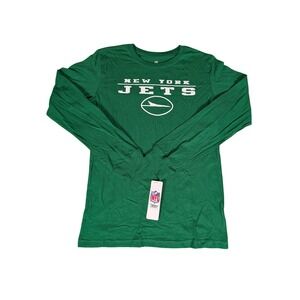 NFL New‎ York Jets Green Long Sleeve T Shirt Youth Extra Large Team Apparel